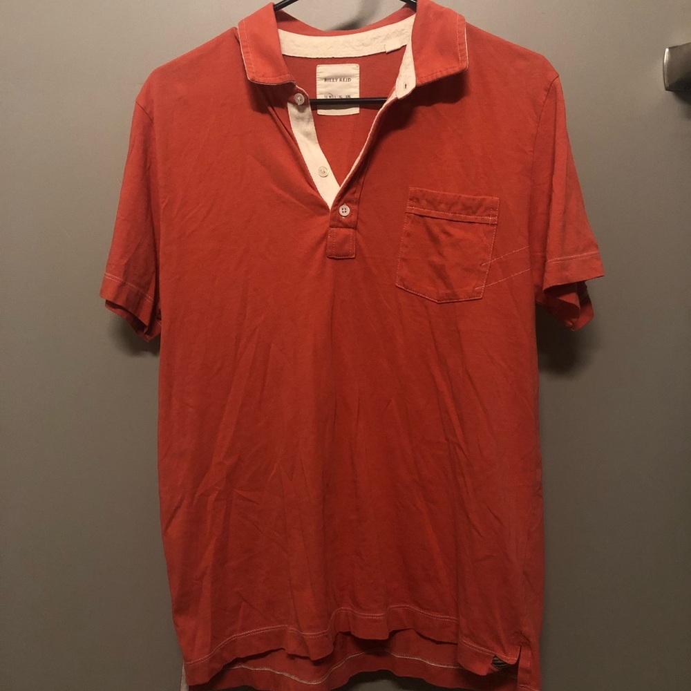 Billy Reid Orange Polo Medium, Worn once